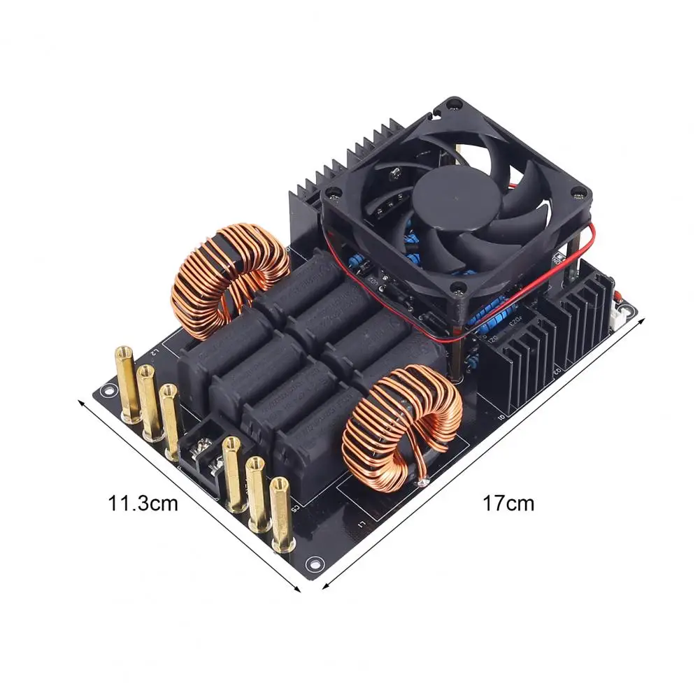 High Frequency Induction Heater Driver 1000W Induction Heating Module with Fan 1000W Induction Heating Machine  Stable