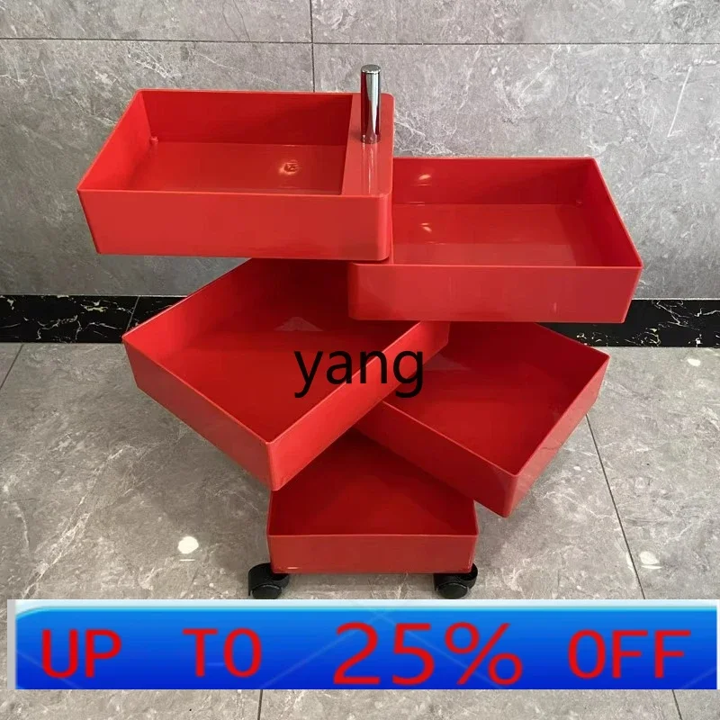 Lmm1 Hair Salon Tool Cart Beauty Perm and Dyeing Shelf Multifunctional Barber Shop Cart