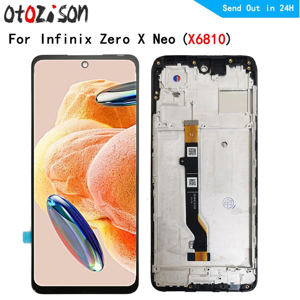 

X6810 LCD 6.78" IPS For Infinix Zero X NEO X6810 LCD Display Touch Panel Screen Digitizer With Frame Assembly 1080*2460