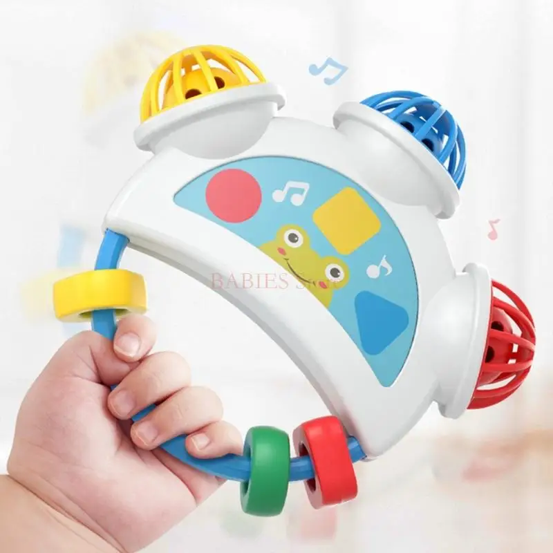 C9GB Baby Shaker Brinquedo Chocalho Brinquedo Telefone Guitarra Piano Carro Conjunto Instrumento Musical Musical