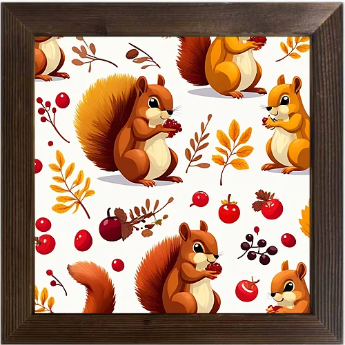 Painted Thanksgiving Style Elements Printed Oil Painting Art Style Waterproof Stickers, Suitable for Coffee Shop Home Decoration