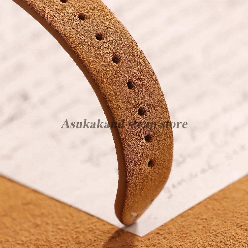 14mm 16mm 18mm 19mm 21mm 20mm 22mm Straps Suede Watch Bands Quick Release Soft Calfskin Watchstrap Universal Women Men Bracelets image 4