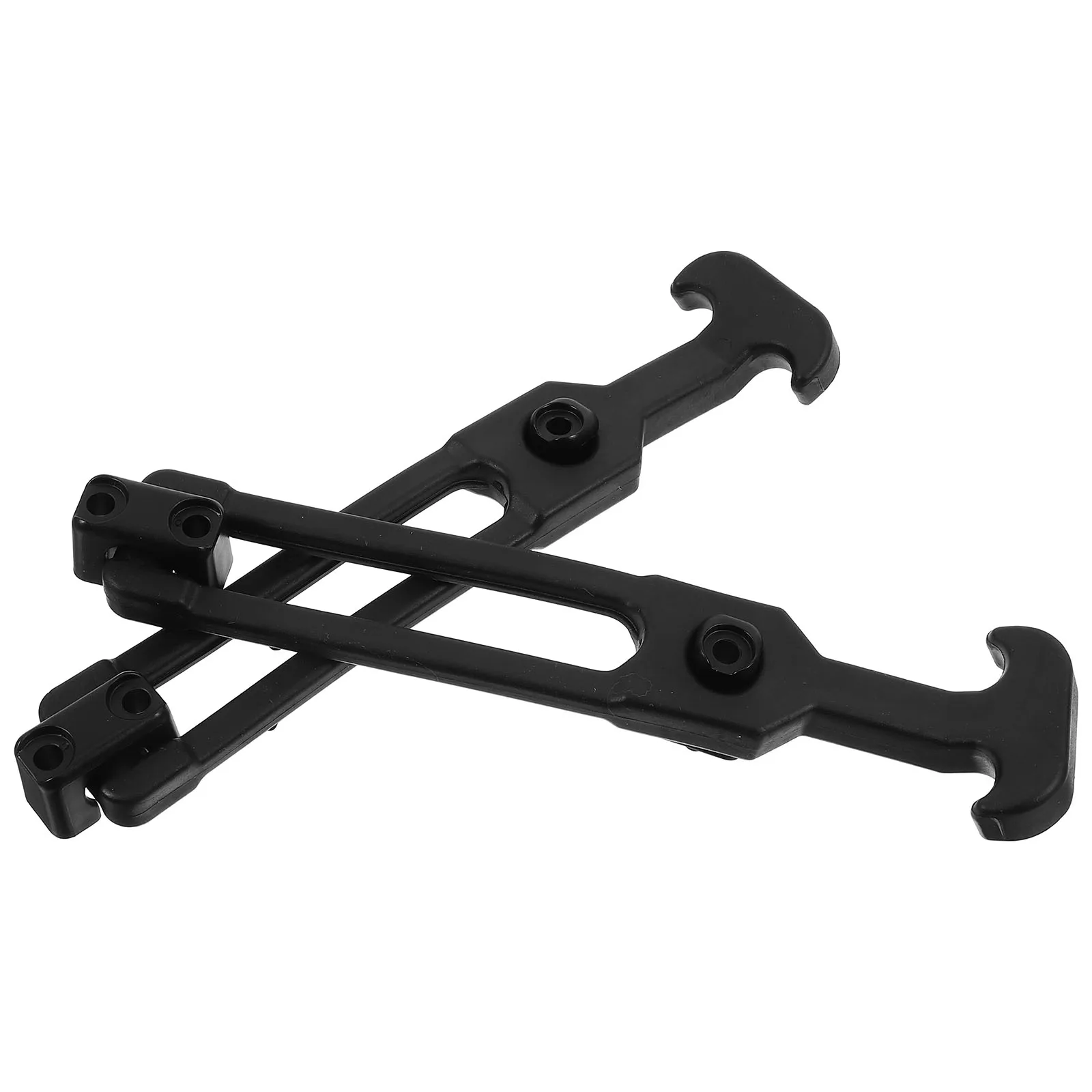 

2 pcs Shock proof Rubber Draw Latches Flexible Durable Vibration Reduction Toolbox Lock Hasp Cooler Construction Outdoor