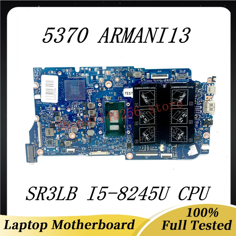 

ARMANI13 i5-8250U/i7-8550U CPU R530/2G GPU For DELL VOSTRO INSPIRON 13 5471 5370 Laptop motherboardMainboard 100% Test OK Used