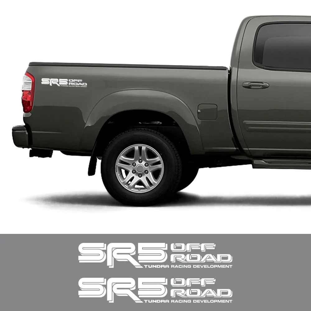 Pickup Trunk Side Sticker For Toyota Tundra TRD SR SR5 4X4 Truck Off Road Body Decor Cover Car Decal Auto Tuning Accessories