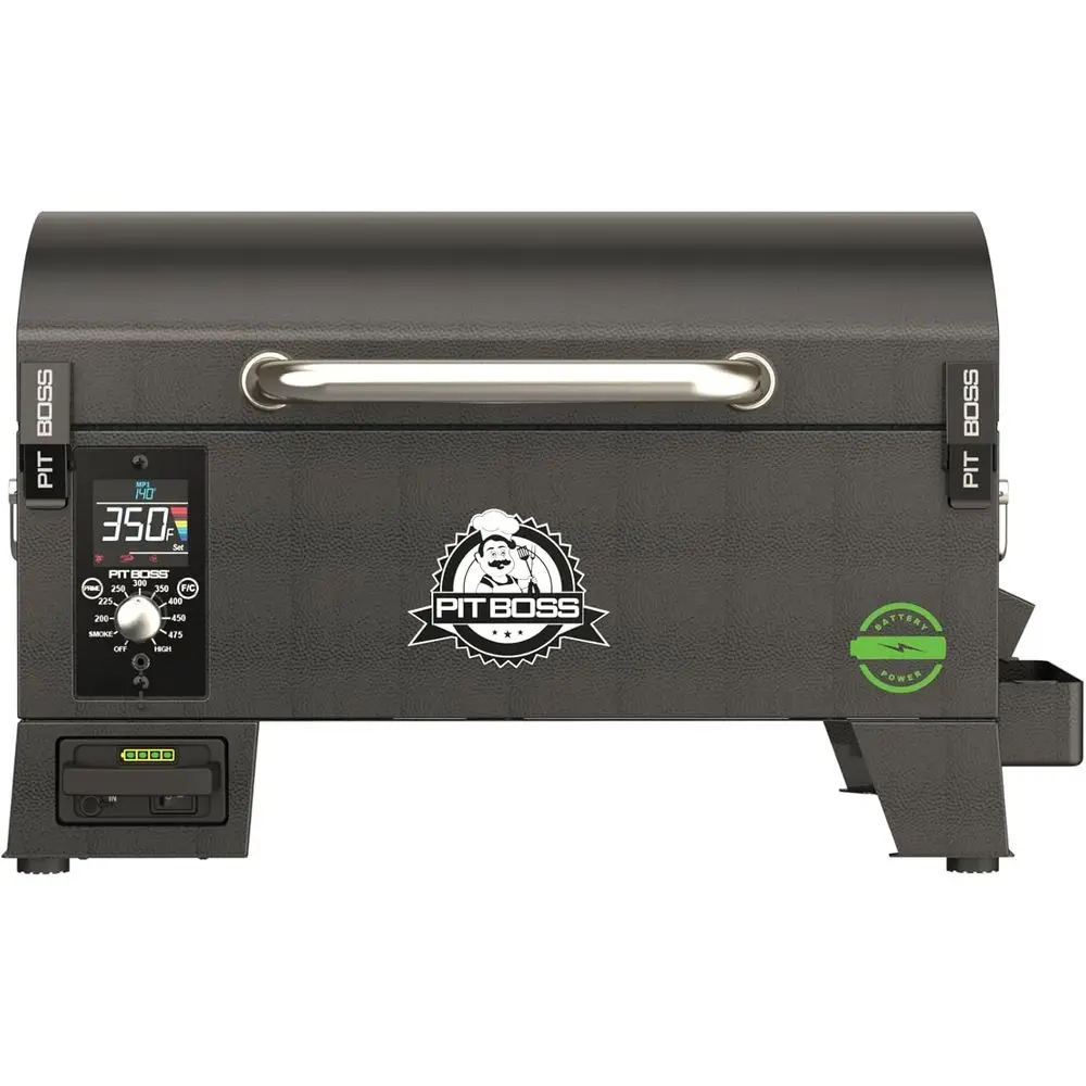 

Portable Power-Sourced Wood Pellet Grill