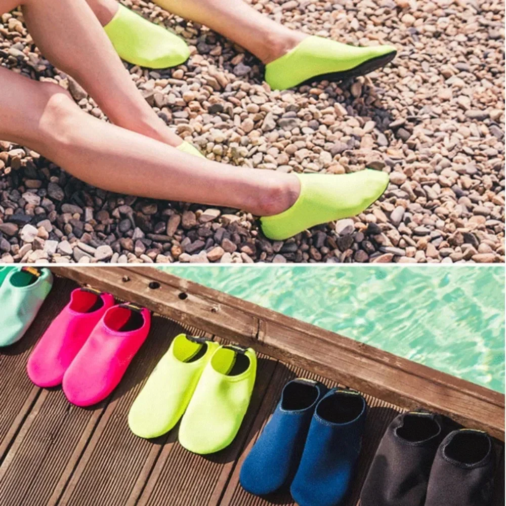 Men Beach Aqua Socks Women Kid Swimming Water Sport Barefoot Sneaker Gym Yoga Fitness Dance Swim Surfing Diving Snorkeling Shoes image 5