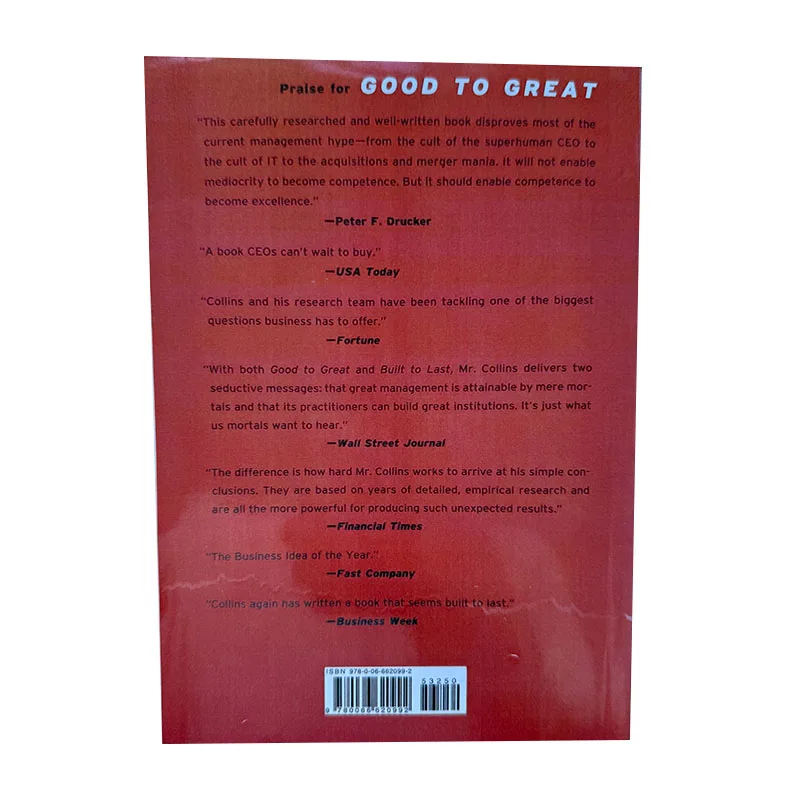 Good To Great By Jim Collins Successful Habits of Visionary Companies Paperback Book in English Libros