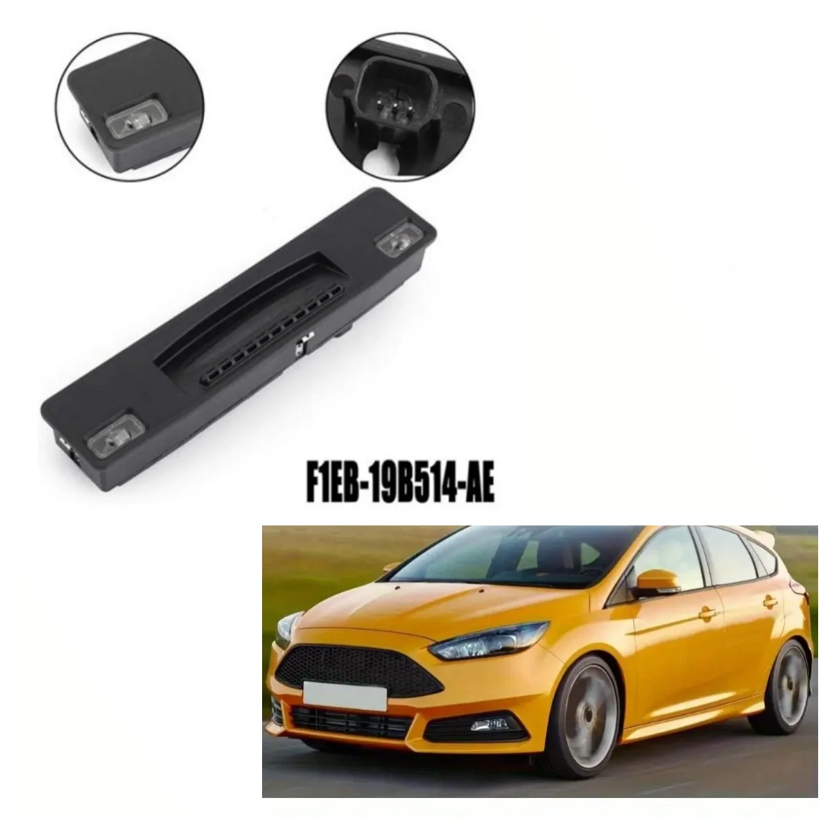 

Boot Tailgate Handle Trunk Handle Switch Controls ABS Car Interior Locking System For Ford Focus 2015-2018 F1EB-19B514-AE