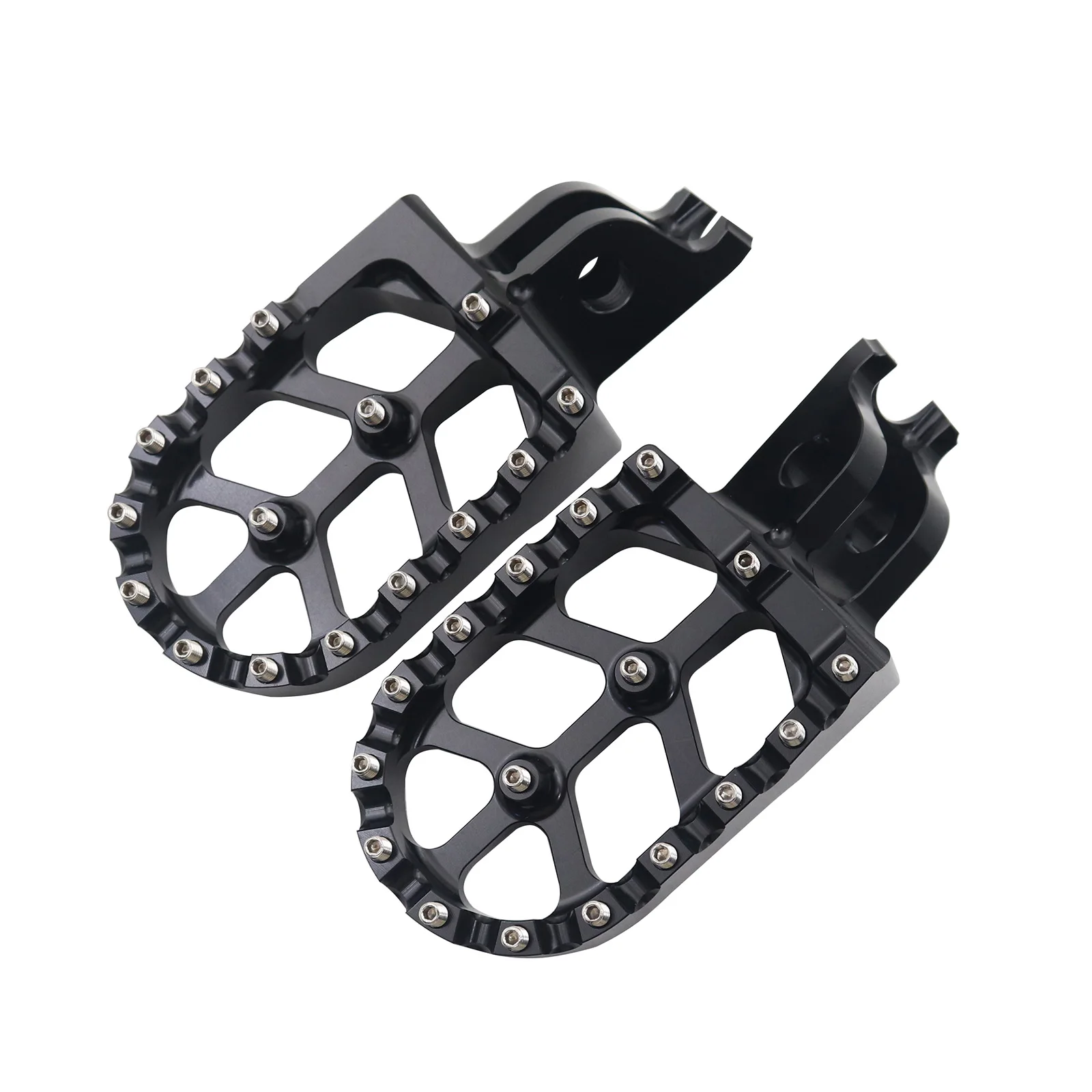CNC Foot Pegs Footrests Pedals For KAWASAKI KX250 KX450 KX250F For HONDA CRF125 CRF250R CRF300L CRF450XL Dirt Bike Motorcyc