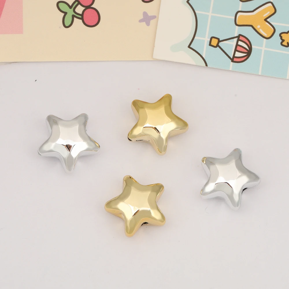 

Cordial Design 200Pcs 18*18MM DIY Beads/Acrylic Bead/Star Shape/UV CCB Effect/Jewelry Findings & Components/Hand Made #17017