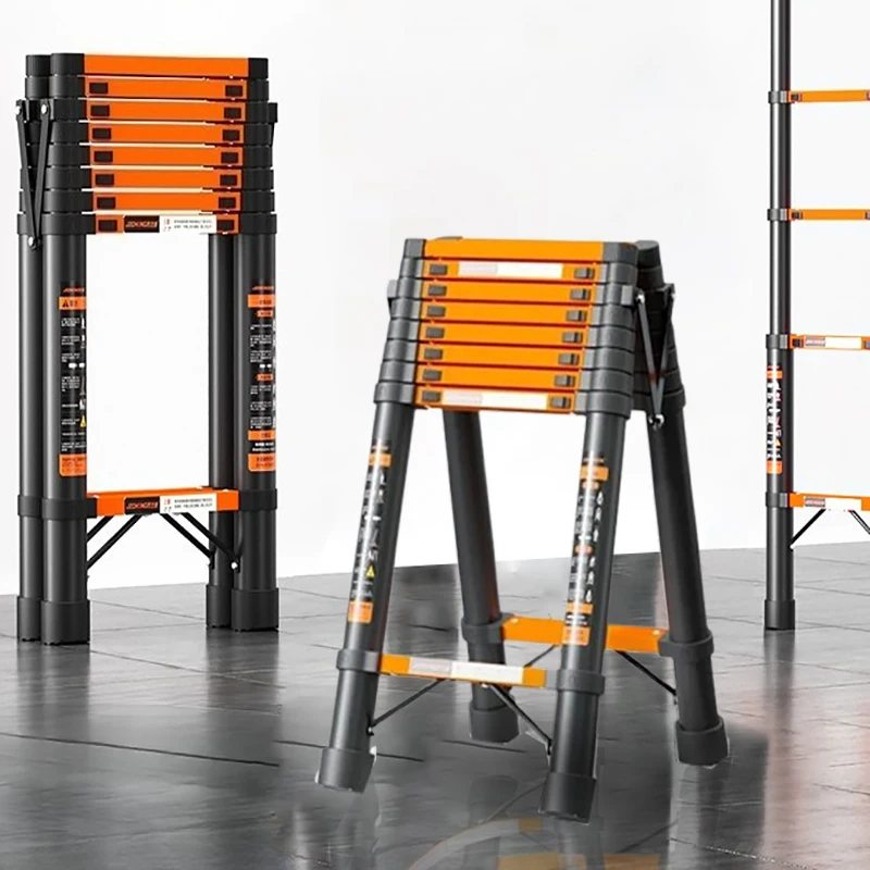 Сверхмощная телескопическая стремянка