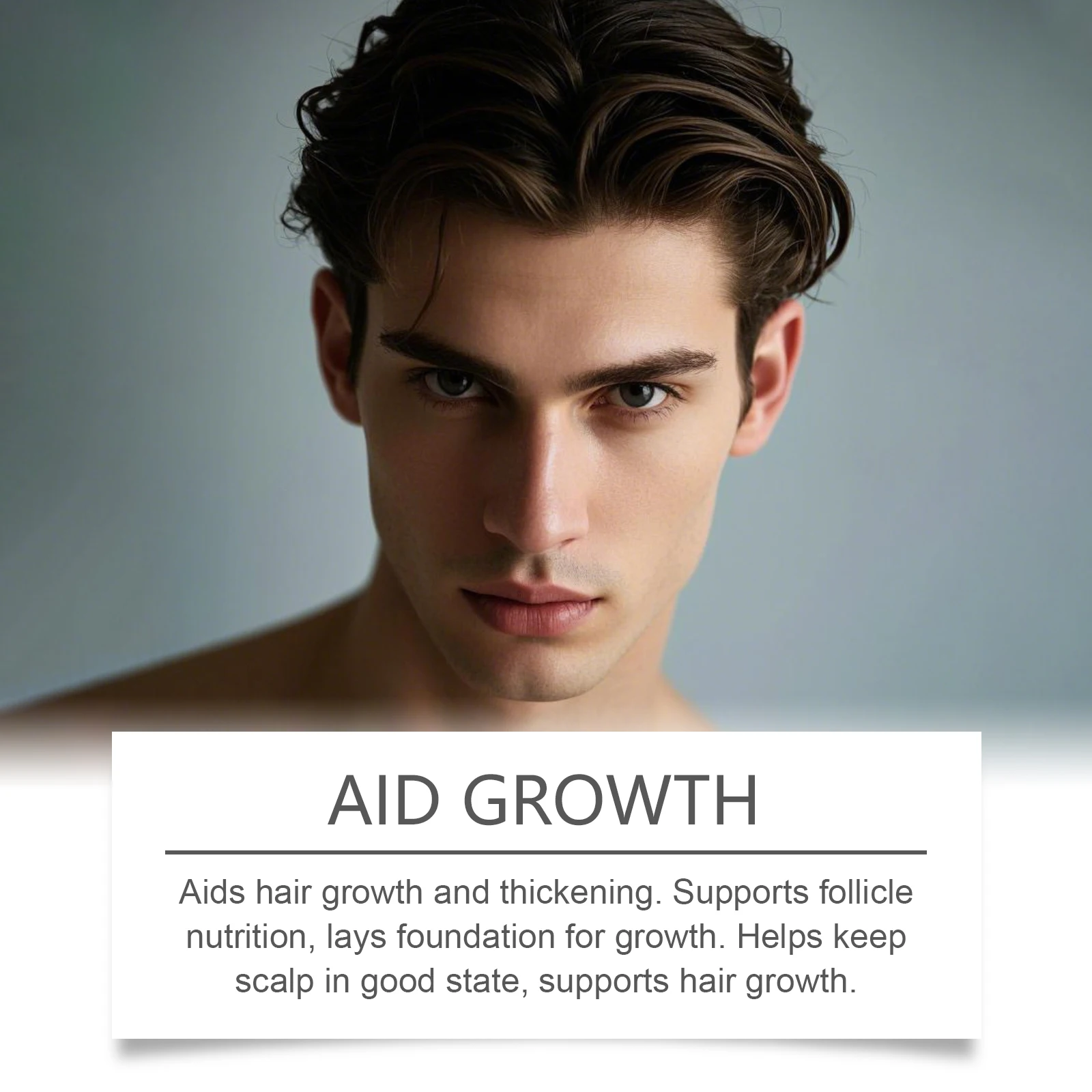 لفة شعر سميكة على مصل تغذي فروة الرأس تنشيط بصيلات الشعر تقوية جذور الشعر تعزيز النمو ترطيب جوهر العناية بالشعر