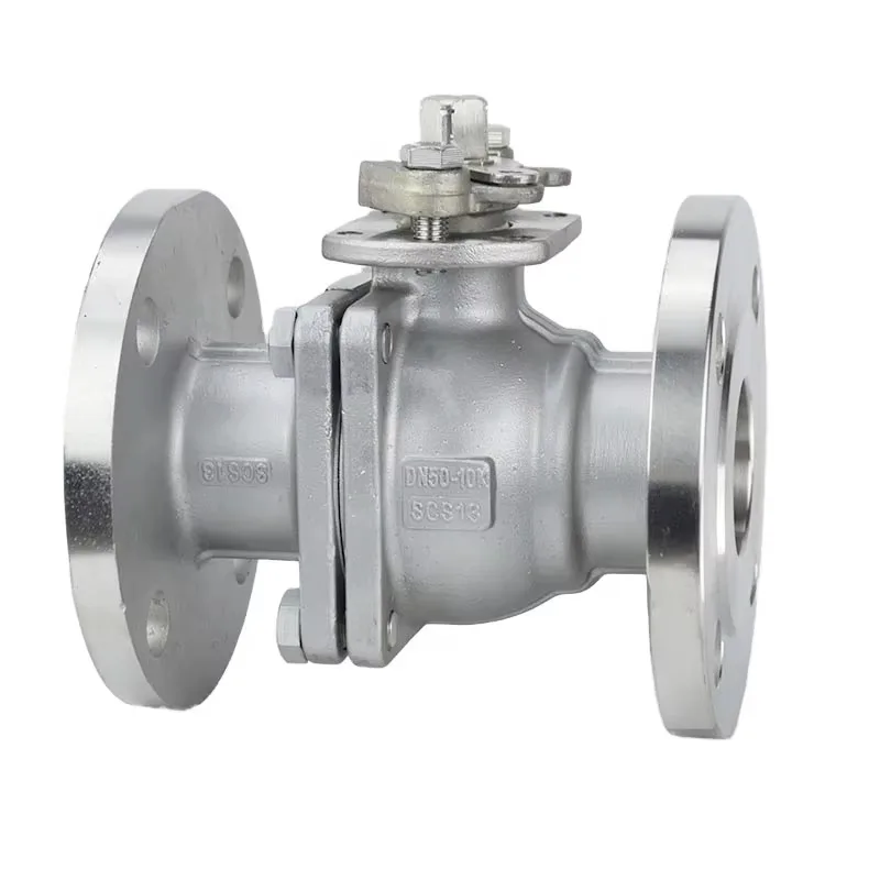 

10K Flange 2PC Floating Stainless Steel 316 Ball Valve