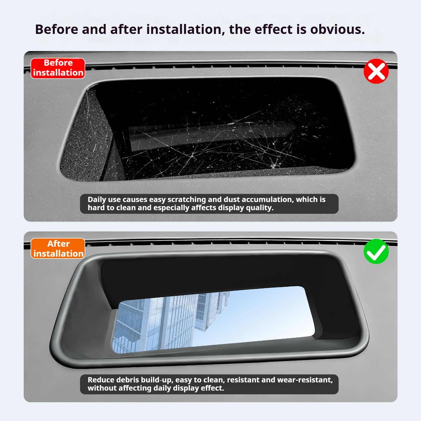 For Denza D9 2026 HUD Protective Cover Curved Inset Precisely Shaped No Reflection Car Trim
