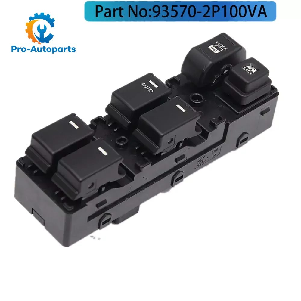 

93570-2P100VA 16pins Front Master Power Window Switch For Kia Sorento 2010 2011 2012 2013 2014 935702P100VA