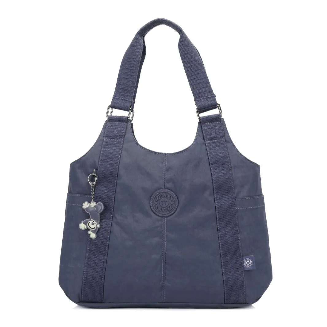 

Fashion Large Capacity Casual A4 Waterproof Men Women Shoulder Messenger Bag Lady Cross Body Purse Lightweight Blue Black