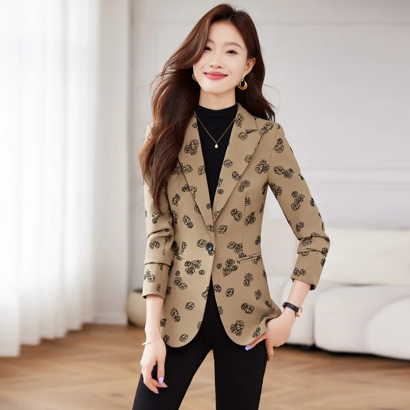 China Humen Clothing Wholesale Fashion High end Printing High quality Suit New Suit Top Coat Pants