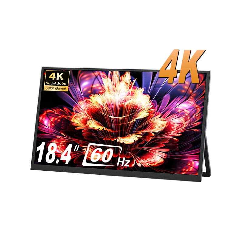 

18.4 inch 4K UHD Portable Gaming Monitor HDR FreeSync IPS HDR Computer Display Built-in Dual Speakers