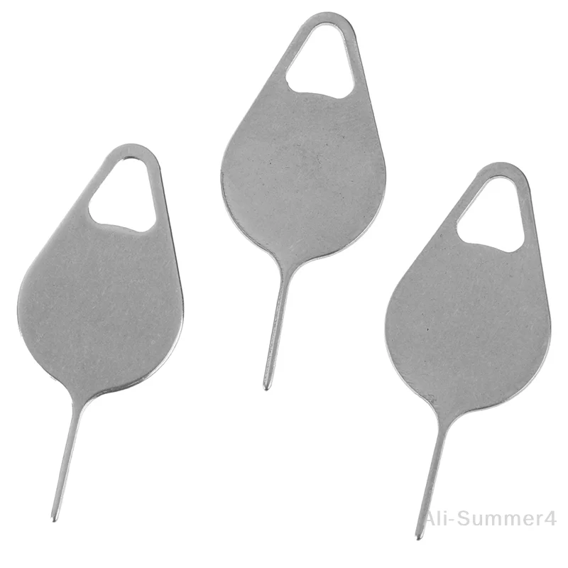3pcs/set Sim Card Tray Removal Eject Pin Key Tool Stainless Needle for Phone
