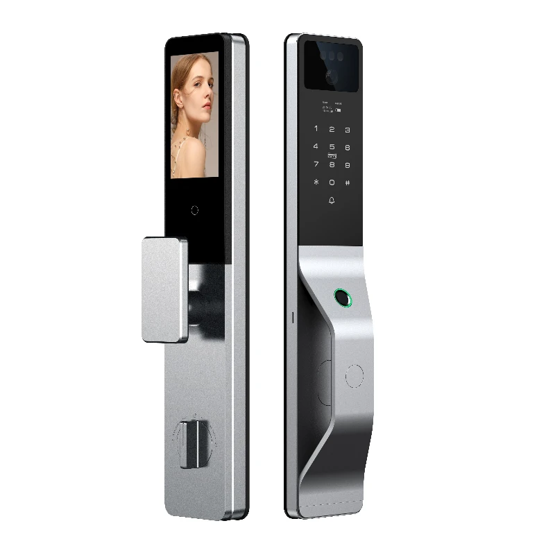 

CHAFON 3d Face Recognition Smart Lock With 4.5 Inch Screen 24 Hours Real Time Monitoring
