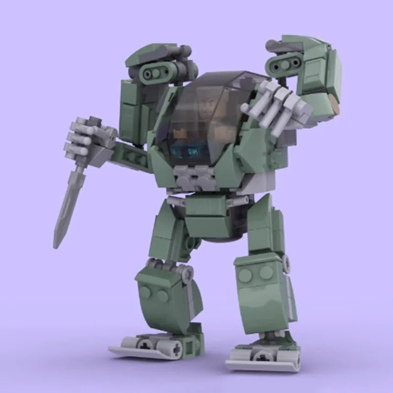 MOC building block set AMP mecha robot boy assembled toy gift moc-137288