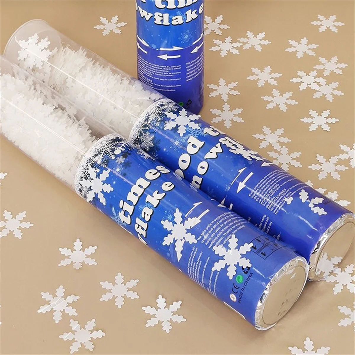 ATYP ندفة الثلج الدعائم جو الديكور ندفة الثلج السنة الجديدة موضوع الدعائم التصوير الديكور