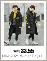 2026 Fashion Winter Duck Down Jacket for Big Boy Children Wear Parka Garments Clothes Thickened Hooded Feather Coat Clothing 6-1