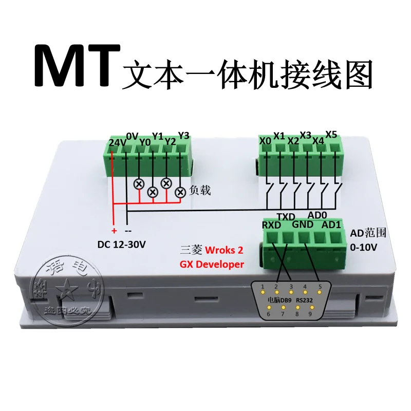 China Made PLC Industrial Control Board OP320 All-in-one Machine Text Display 10MT/10MR/20MR Touch Screen Display Screen