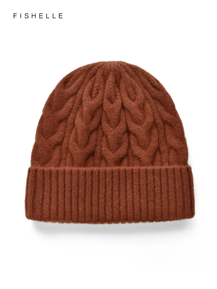 Cappello di lana kink tinta unita da donna berretto di lana lavorato a maglia caldo da uomo autunno inverno berretto regali di Natale di Capodanno