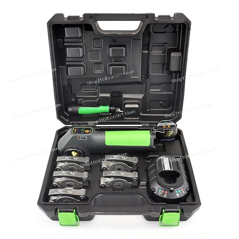ST-E800AL Electric Copper Tube Flaring Tool, Lithium Powered Eccentric Expander for AC Refrigeration and Pipe Work