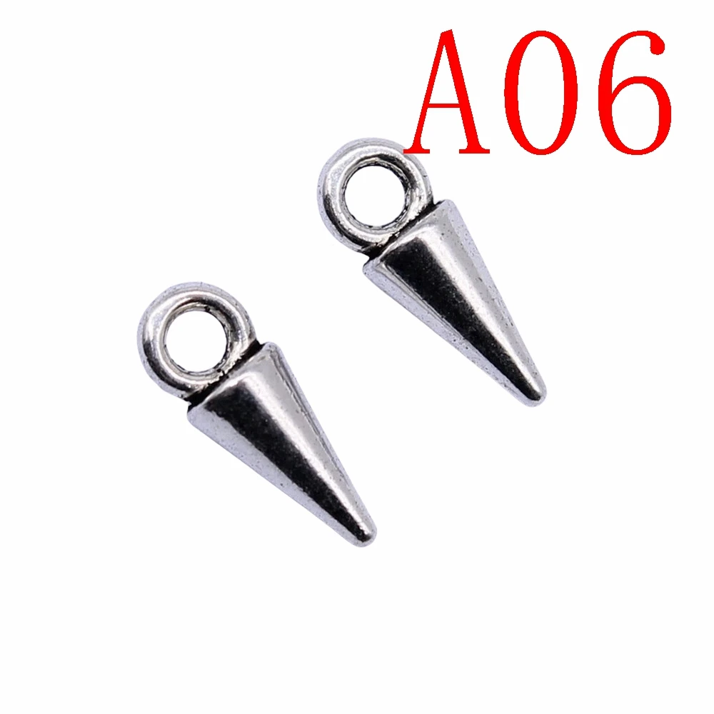 قلادة مدببة تجعيد والخرزات النهائية ، مكونات يدوية الصنع ، لوازم صنع المجوهرات ، إكسسوارات رجالية ، مصنوعة يدويًا