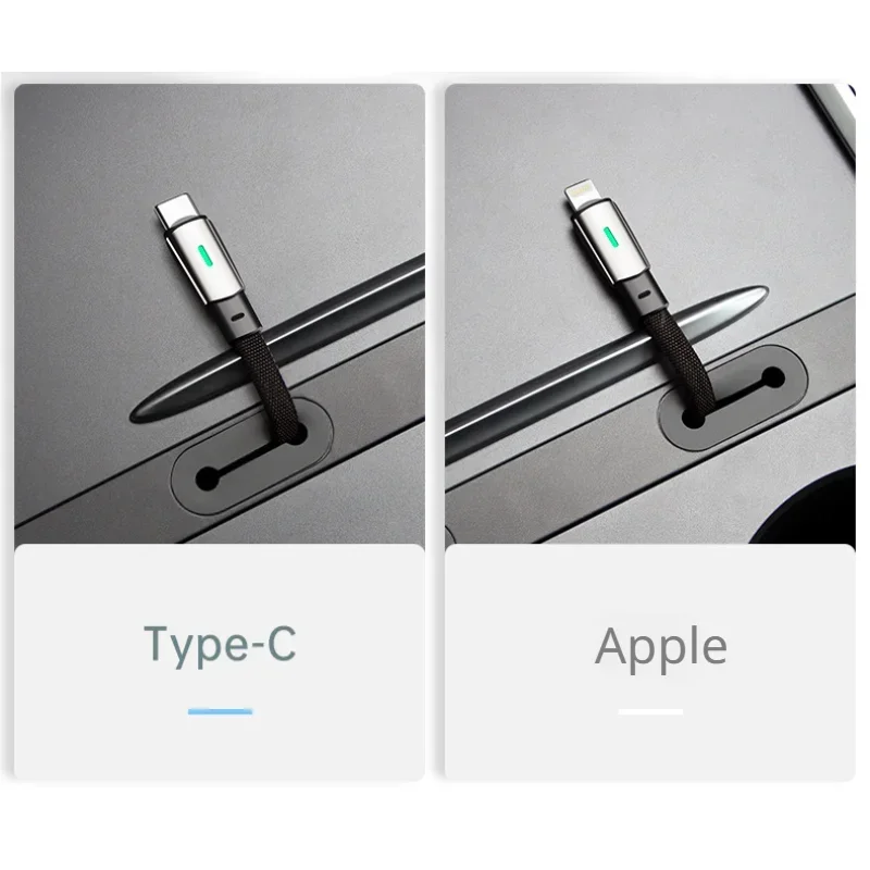 For Tesla Model 3 Y Central Control Hub Mobile Phone Charging Cable Hub Threading Box Car Data Cable Apple TypeC Accessories