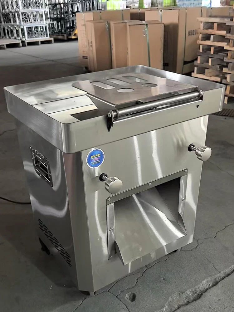 

New Upgraded Meat Slicer Commercial Fish Slicer Shredder Electric Meat Slicer Automatic Meat Slicer