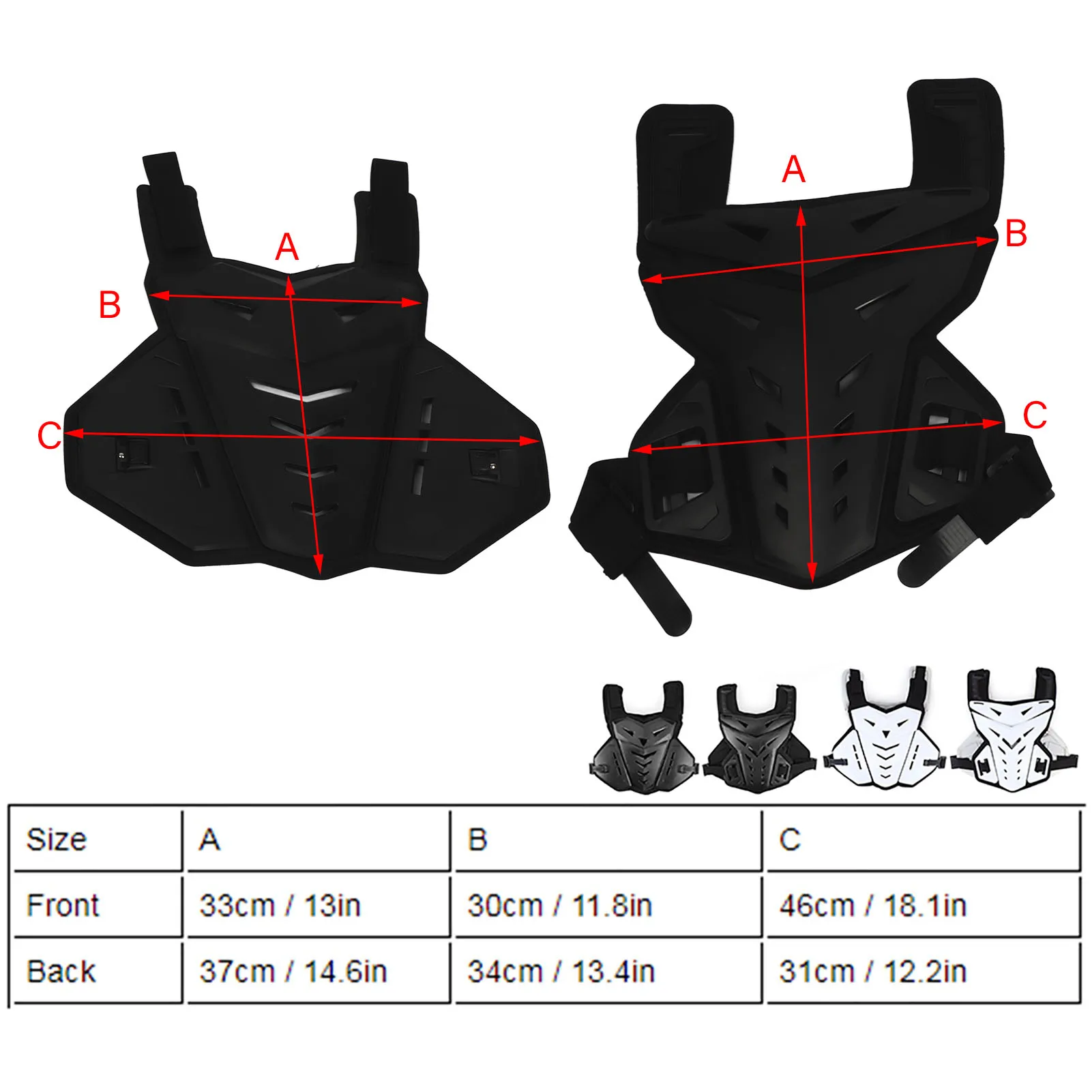 دراجة نارية سترة للصدمات تنفس الصدر الخلفي لركوب الخيل سترة رياضية في الهواء الطلق واقية ركوب الجسم حامي