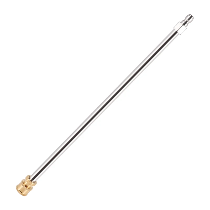 Pressure Washer Extension Rod 17-Inch Stainless Steel 1/4 Inch Quick-Connect Electric Washer Nozzle