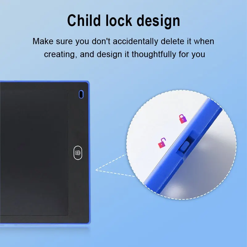 LCD Handwriting Board Children Electronic Hand Painted Panel Painting Graffiti Dust Free Inkless And Anti Erasing Lock