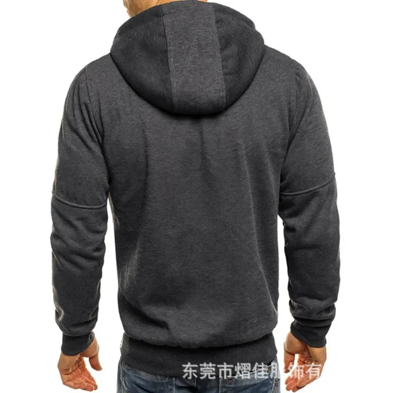 2023 fashion pria musim semi baru sepeda motor DAF Hoodie katun kasual ritsleting pria Hoodie