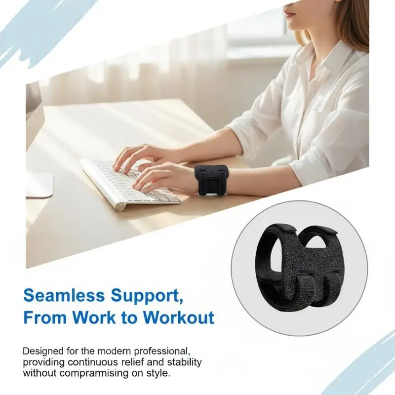 New Polyester Fiber Elastic Pressure Wrist Strap Comfortable Solid Color Fitness Wristbands Wrist Support Band Unisex