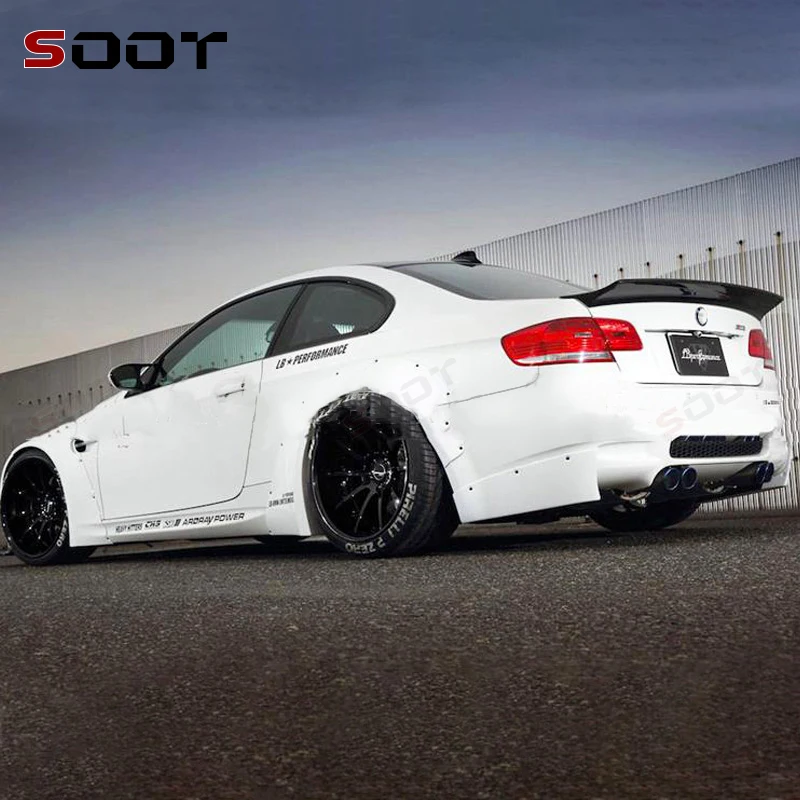

For BMW 3 Serie E92 330i 2004-2011 Two-door hardtop Carbon Fiber Spoiler Rear Tail fins Duckbill Car Wing Retrofit the rear wing