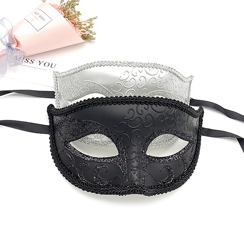 Maskerade Masken für Paar venezia nische Frau Spitze Männer pp Cosplay Kostüm Karneval Abschluss ball Party Persönlichkeit Kopfschmuck Masken