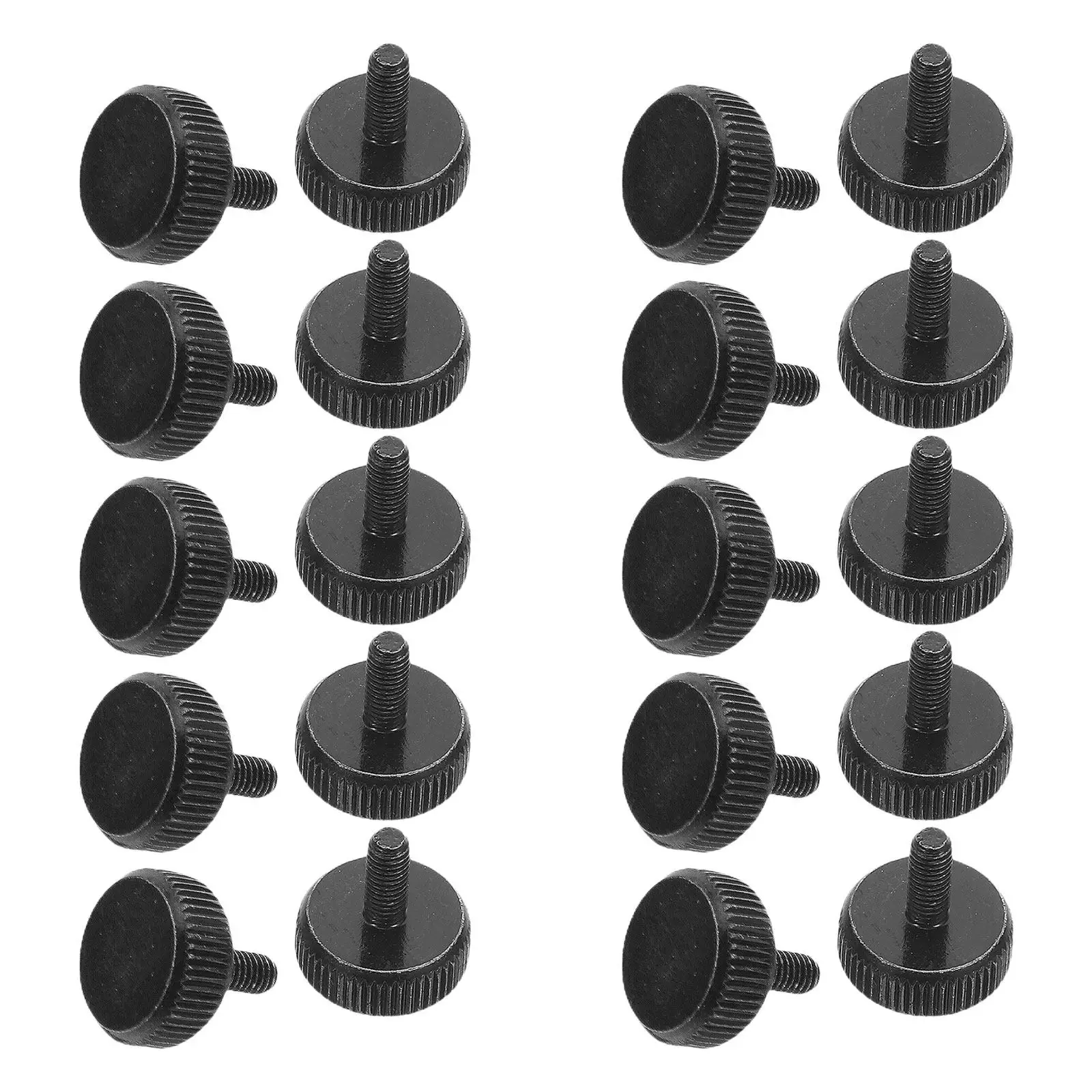 25 Pcs Mini Thumb Screws Computer Chassis Desktop Case Thumbscrews Carbon Steel