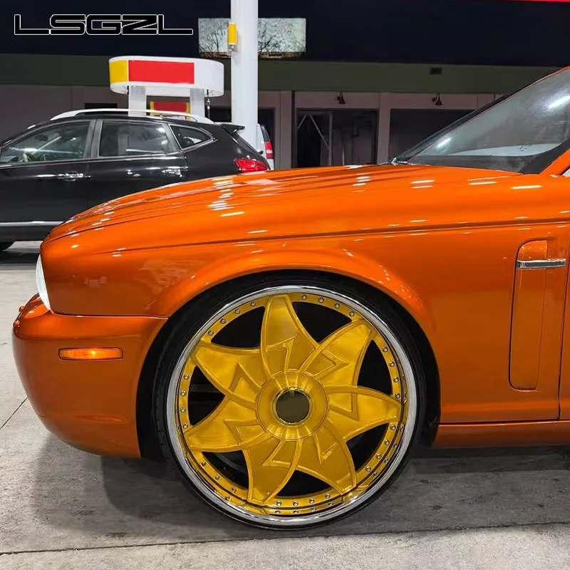 LSGZL Custom 2-piece 5x112 5x114.3 Wheels 5x120.65 5x127 Passenger Car Wheels 5X130 6x139.7 Forged Wheels 18 19 20 21 22 Inch