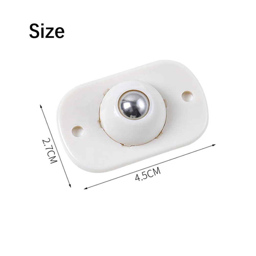 16pcs Small Casters Smooth Quiet Caster Wheels Self-locking Storage Boxes Sticky Pulleys For Trash Cans Small Furniture