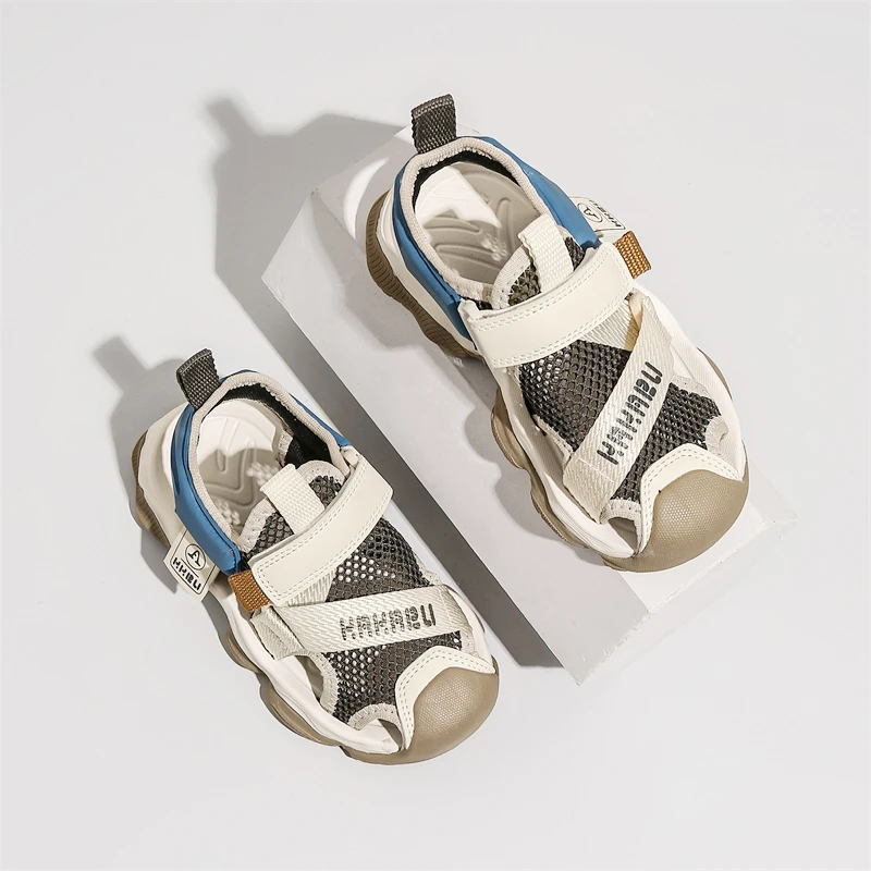 Luxury Children Shoes Boys Sandals Summer Beach Water Shoes Sneaker Casual Sports Tennis 4 To 12 Years Boy Shoes Sandals