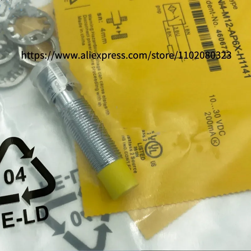 

3PCS NEW proximity switch NI4-M12-AP6X-H1141 NI4-M12-AN6X-H1141 NI4-M12-AD4X-H1141 NI4-M12-RN6X-H1141
