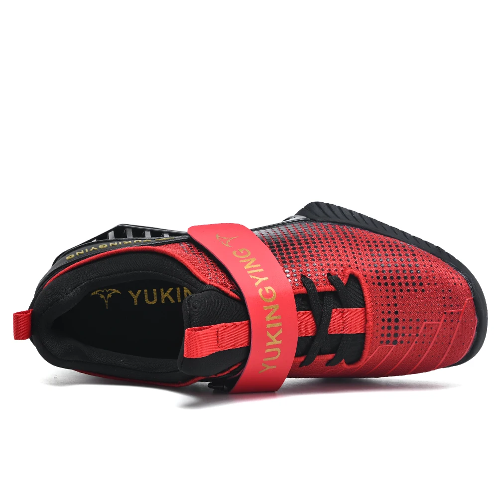 2024 New Professional Men's Weightlifting Training Shoes Men' Breathable Deep Squat Sneakers Men's Anti Slip Weightlifting Shoes