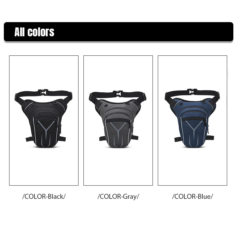 Sac de jambe de moto étanche pour homme, sac de messager, sac de sport tactique multifonction, équipement d\'équitation