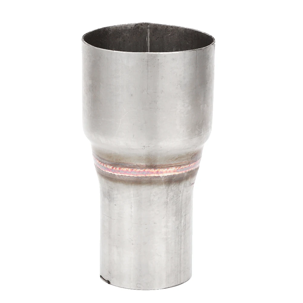 63mm/2.5in To 45mm/1.75in Stainless Steel Exhaust Reducer Connector Pipe Tube Adapter Intake Pipe Connection Joint With Hole