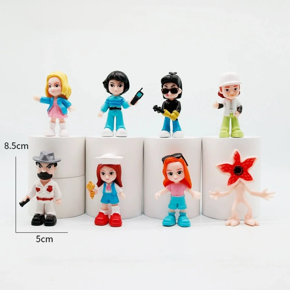 6-8 stks/set Anime Figuur Stijl Poppen Man-eten Bloem Speelgoed Beeldje PVC Anime Figuren Collectie Leuk speelgoed Kerstcadeaus